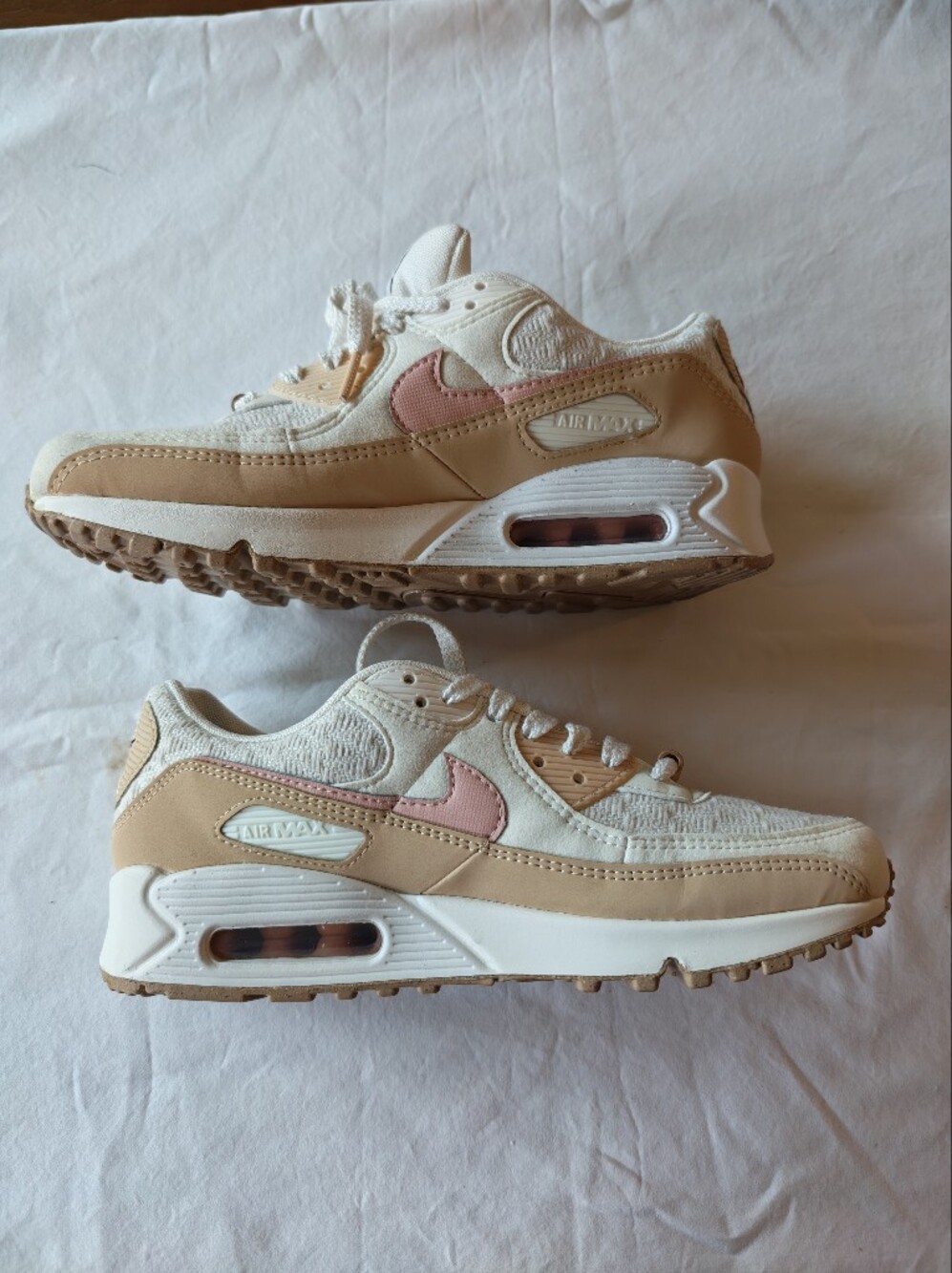 Nike Women’s Air Max Neutral Beige & Pink Sneaker